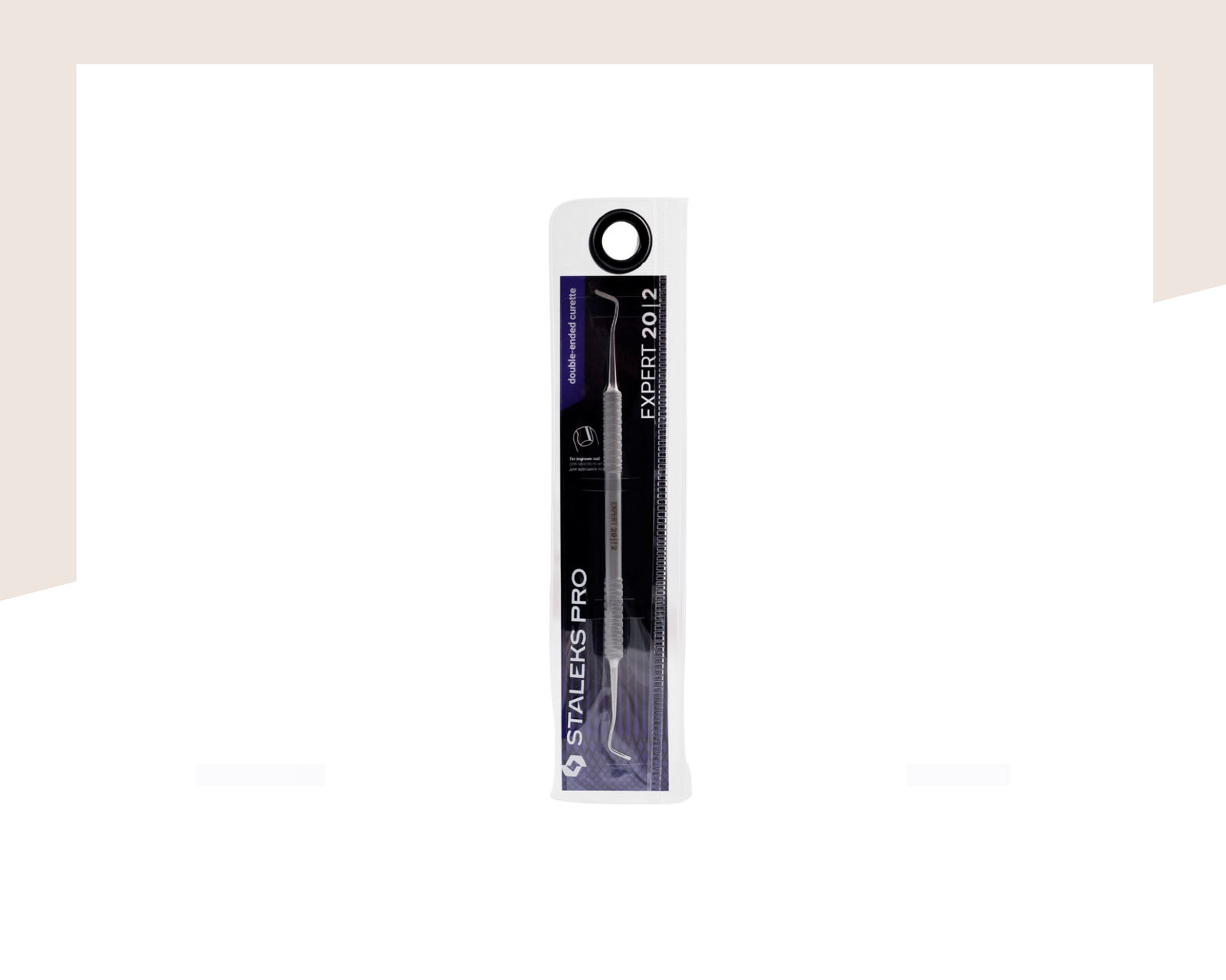 Инструмент за педикюр, кюрета Staleks Pro Expert PE-20/2 - Image 2