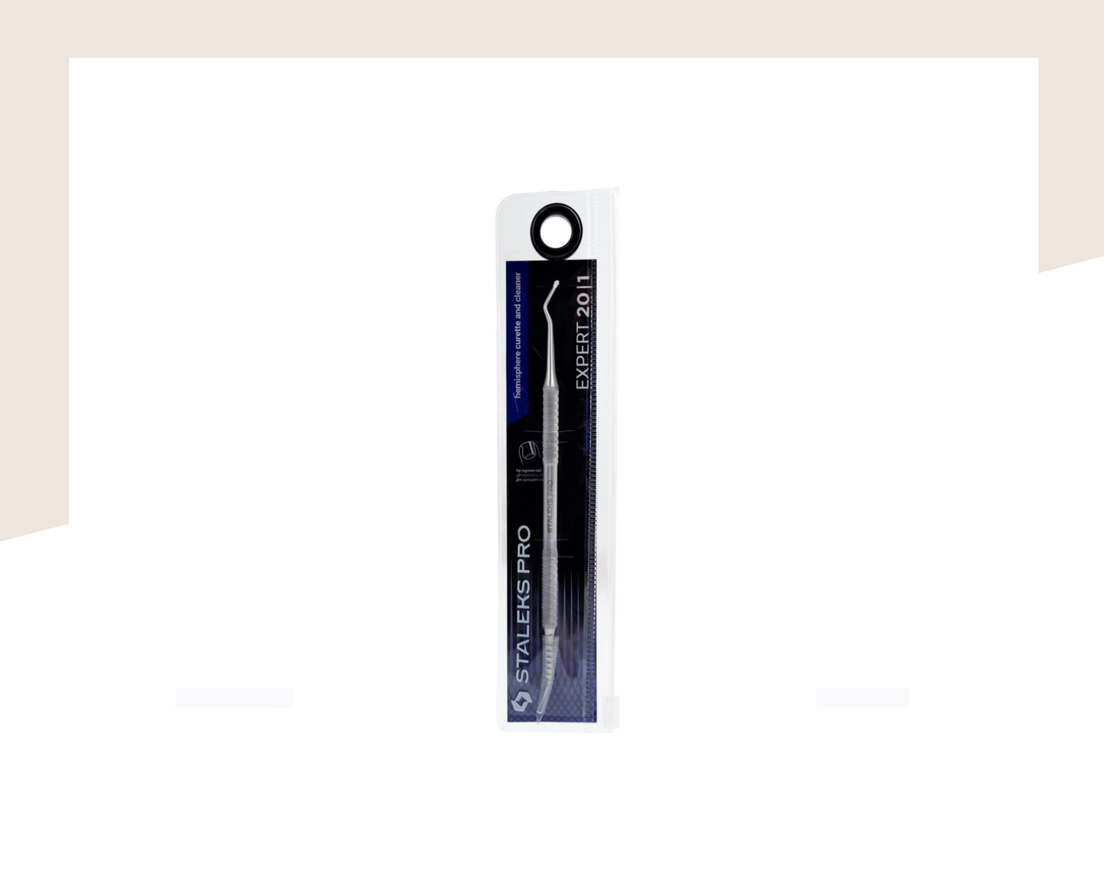 Инструмент за враснали нокти за педикюр, кюрета Staleks Pro Expert PE-20/1 - Image 2