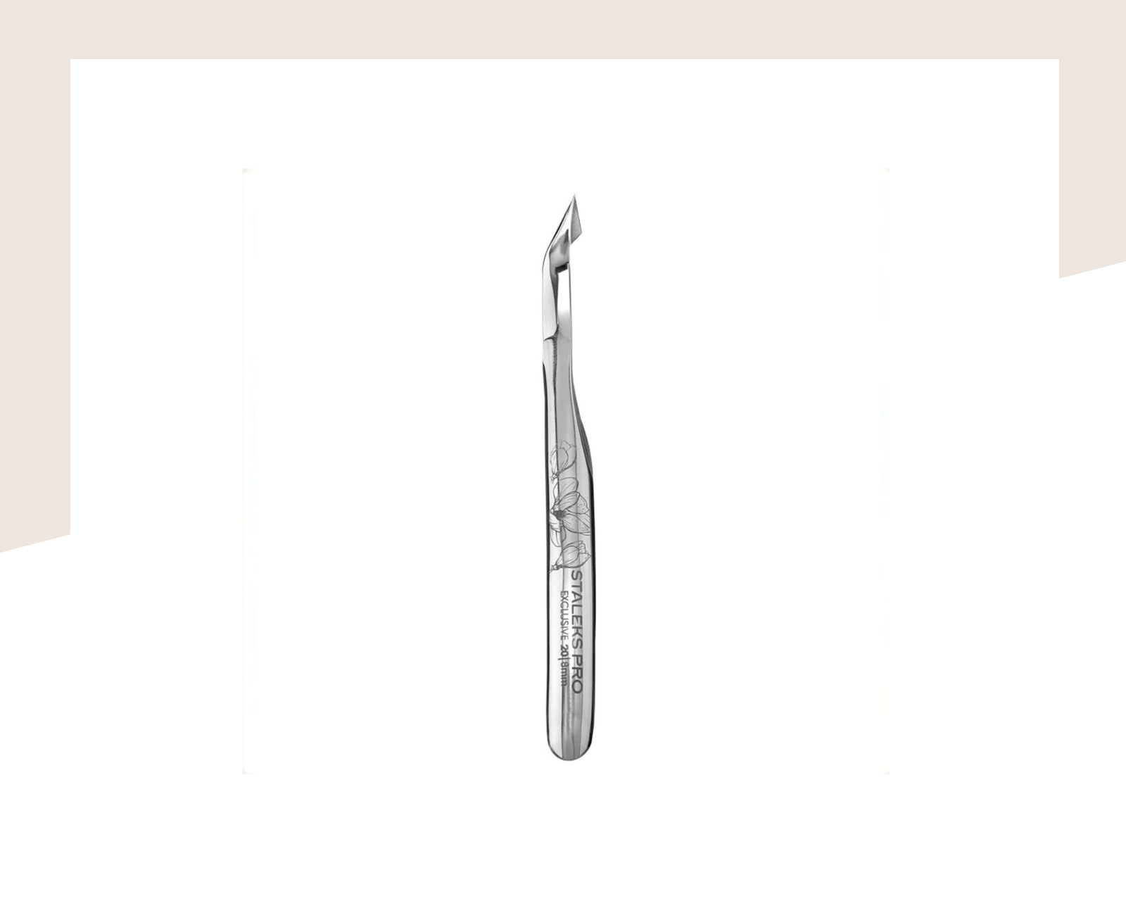 Професионални клещи за кожички Staleks Exclusive NX-20-8m magnolia - Image 4