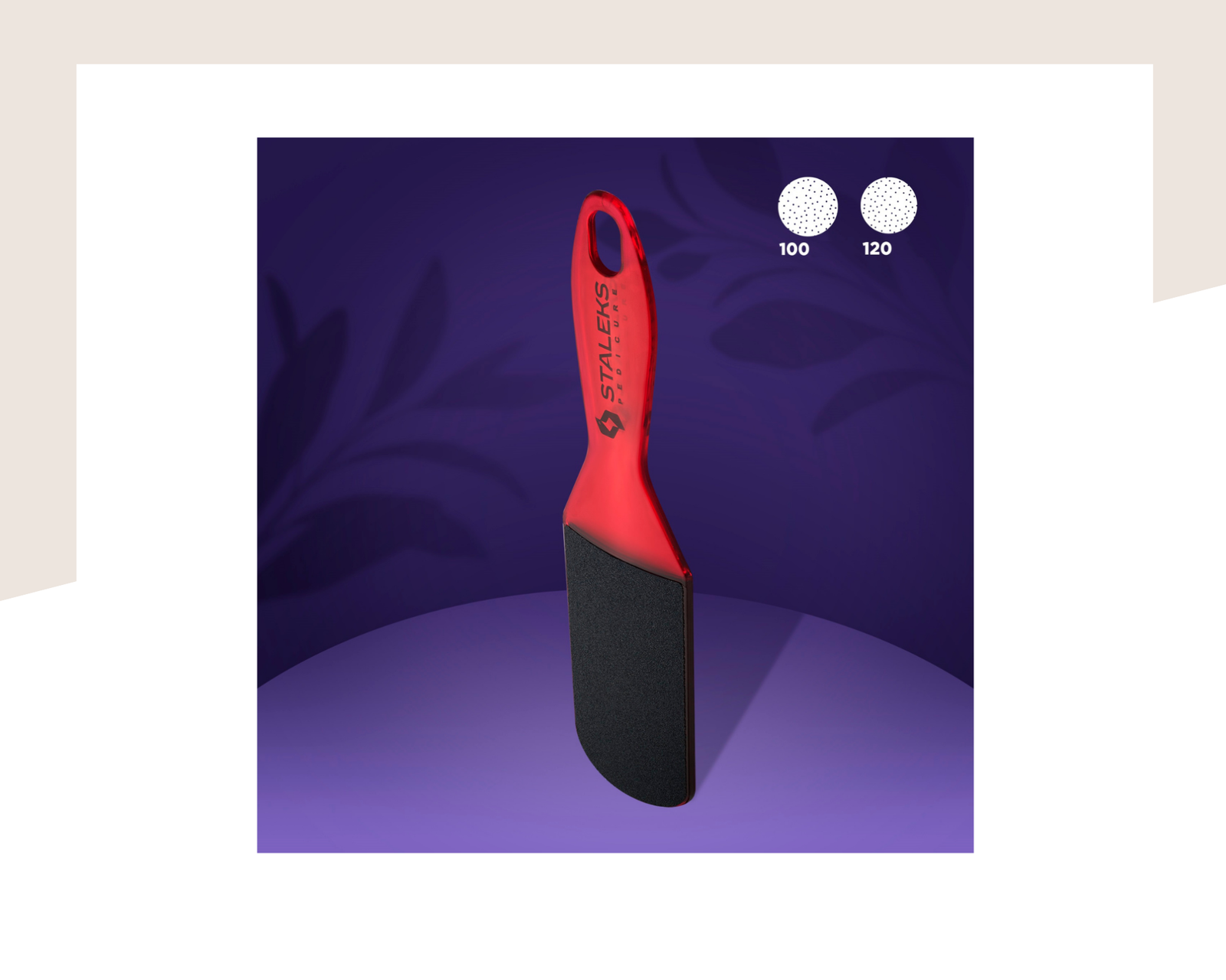 Професионална пила за педикюр 100/120 грит Staleks Pro Expert AЕ 10/2 - Image 2