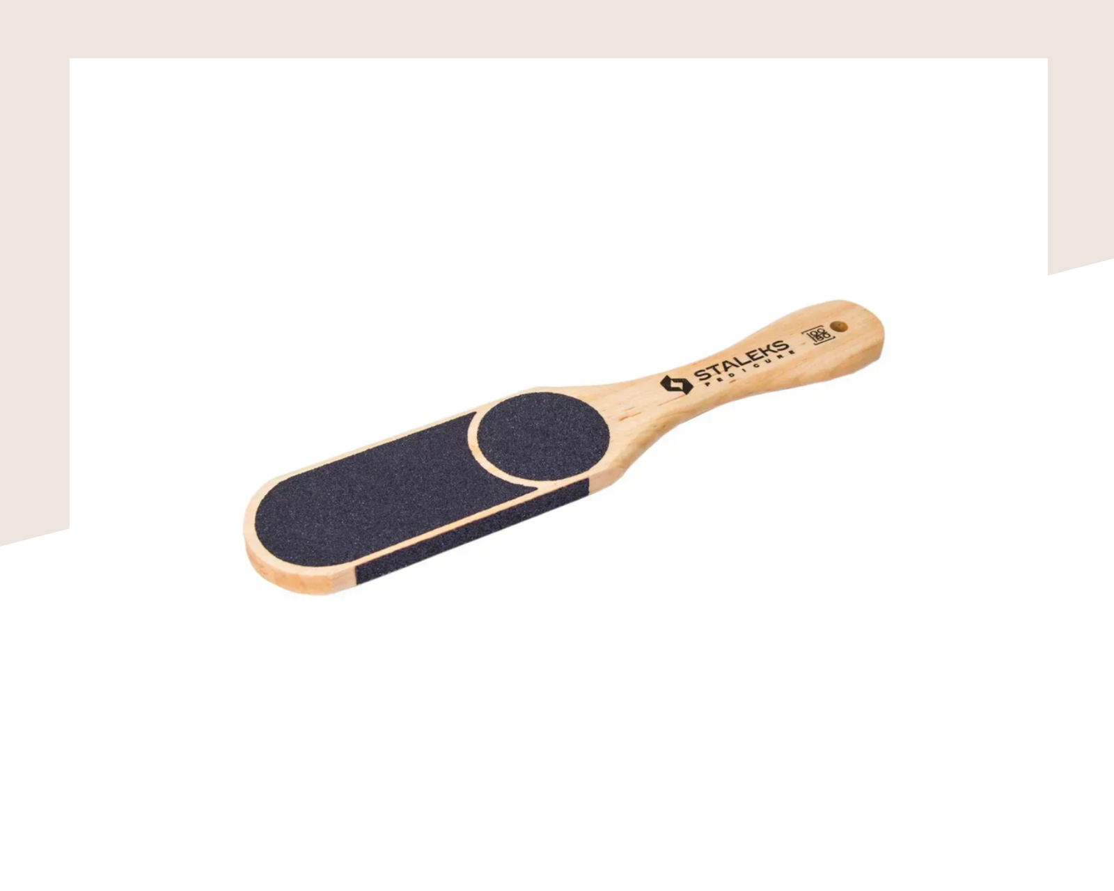 Комбинирана дървена пила за педикюр 60/80 100/180 грид Staleks Beauty & Care ABC 10/3 - Image 3