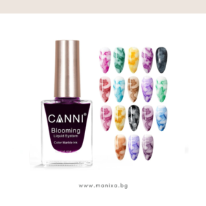 Професионален гел лак с ефект цъфтеж серия „Bloоming Liquid" CANNI