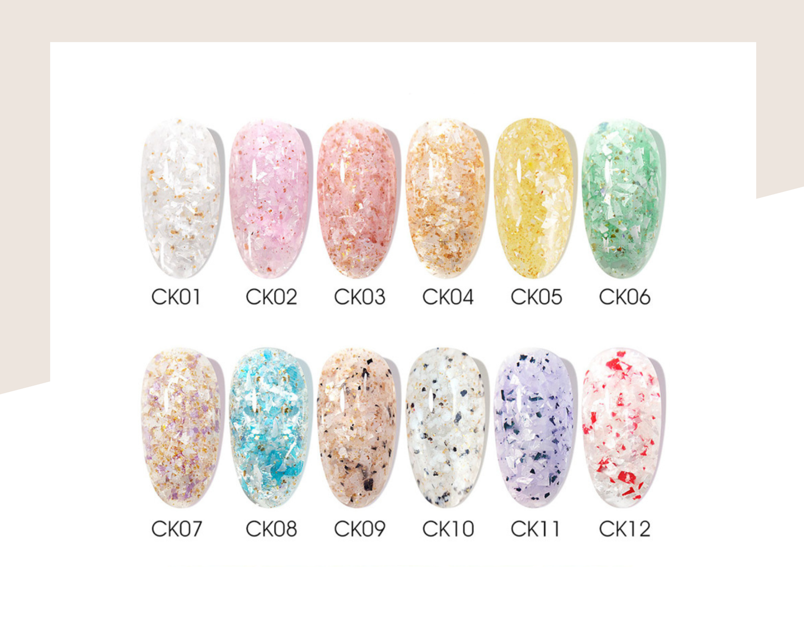 Професионална гел боя Mineral Gel CANNI, мраморен ефект - Image 2